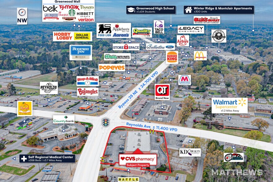 More Photos Of 1302 Highway 72-221 East, Greenwood Drugstore For Sale