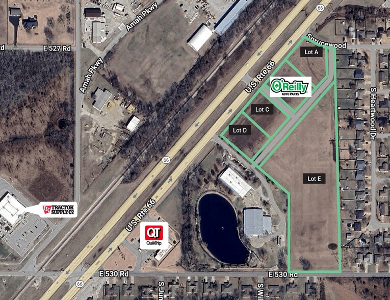 Primary Photo Of 24855 Oklahoma Rt 66, Claremore Land For Sale