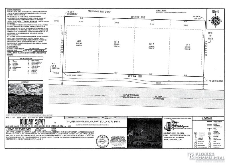 More Photos Of 1561-1581 SW Gatlin Blvd, Port Saint Lucie Land For Sale