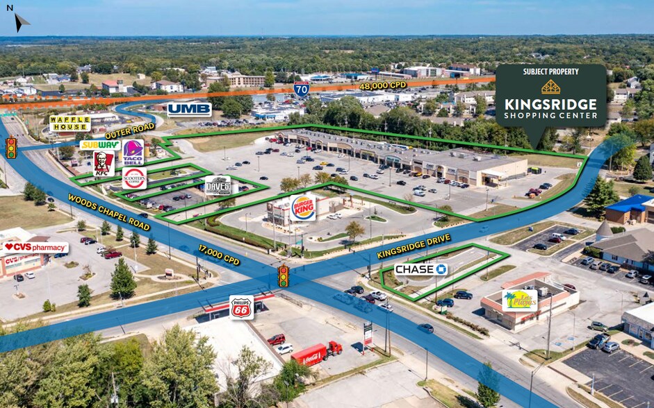 More Photos Of 1102-1236 NW Woods Chapel Rd, Blue Springs General Retail For Lease