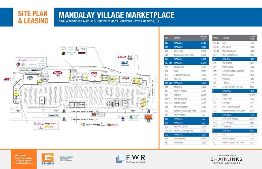 More Photos Of 529-623 W Channel Islands Blvd, Port Hueneme Unknown For Lease