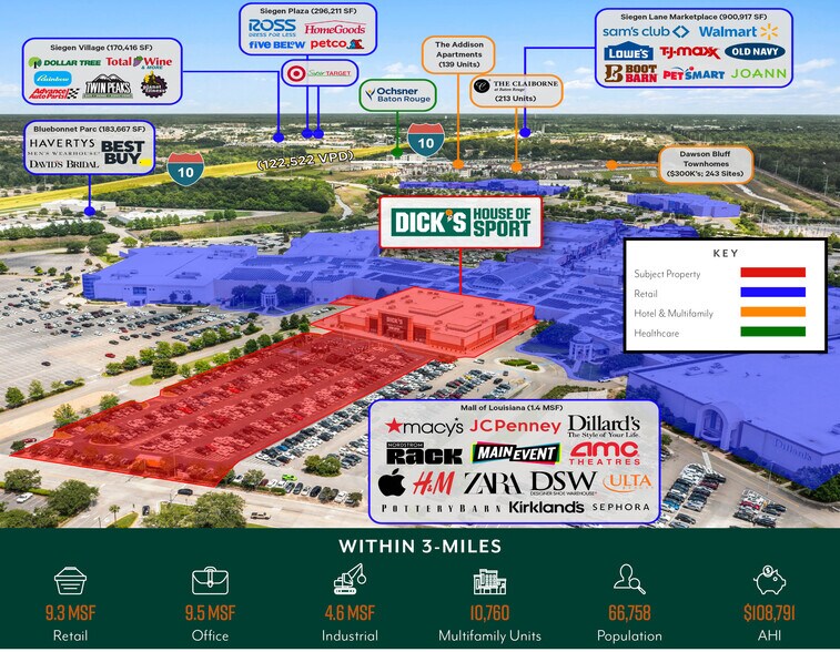 More Photos Of 6501 Bluebonnet Blvd, Baton Rouge Department Store For Sale