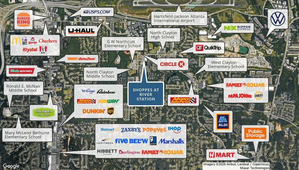 More Photos Of 5456 W Fayetteville Rd, Atlanta Storefront Retail Office For Sale
