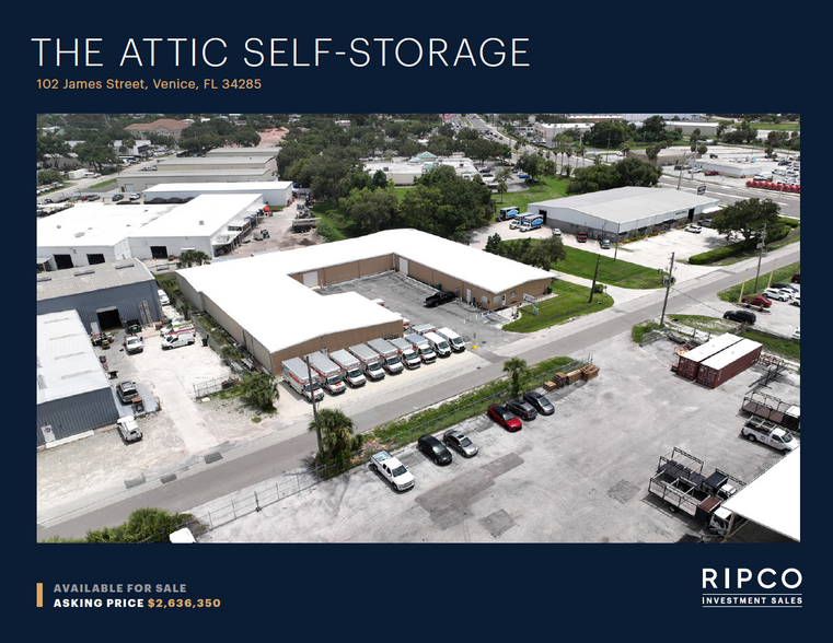 Primary Photo Of 102 James St, Venice Self Storage For Sale