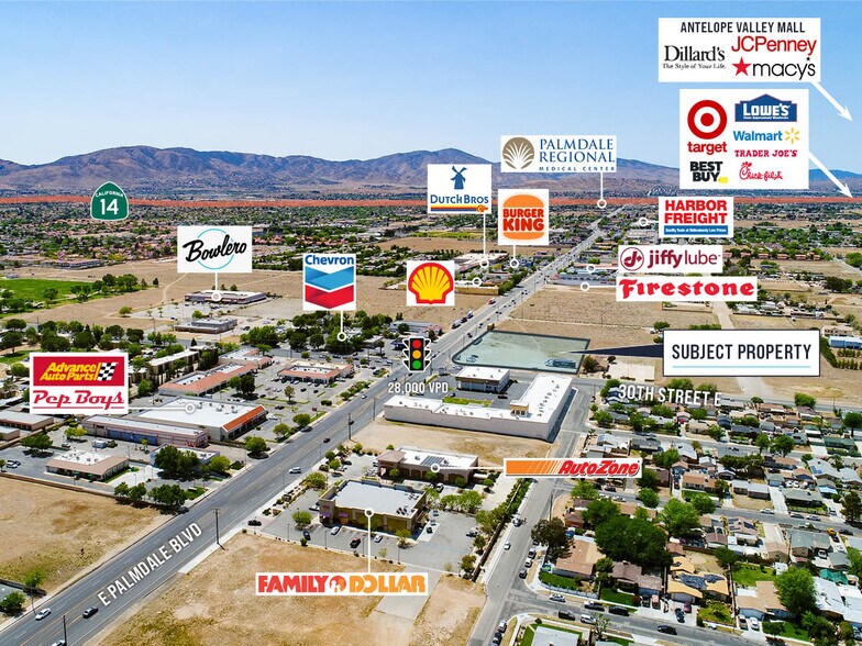 Primary Photo Of E Palmdale @ 30th St E Blvd, Palmdale Land For Lease