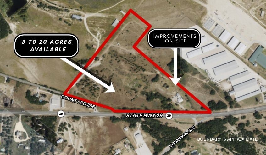 More Photos Of 19950 W Hwy 29, Liberty Hill Land For Sale