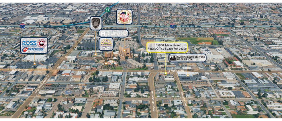 More Photos Of 423-445 E Main St, El Cajon Storefront For Lease