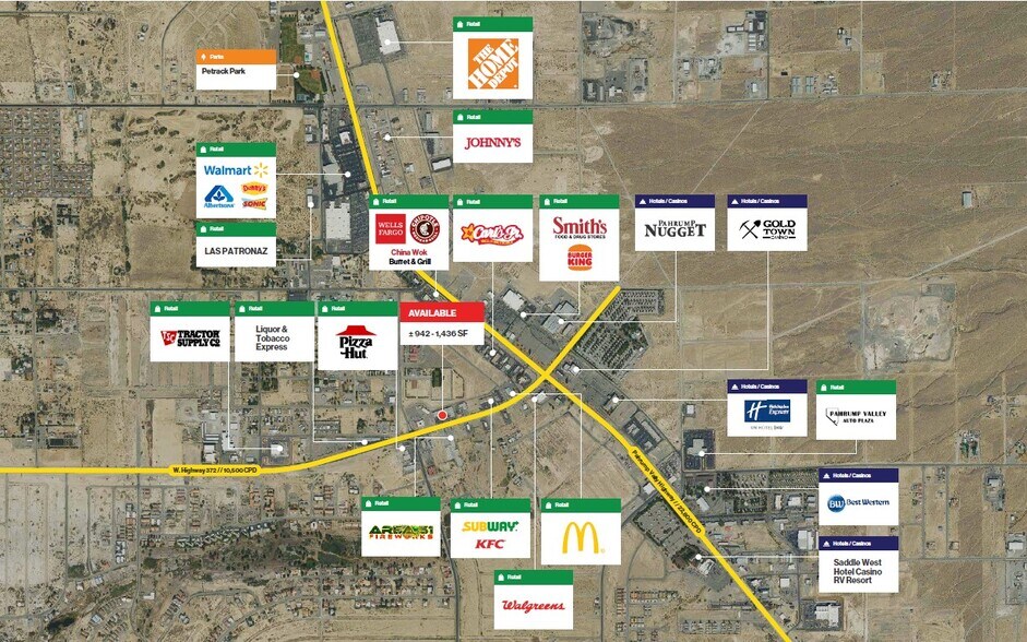 More Photos Of 1360 E Highway 372, Pahrump Freestanding For Lease