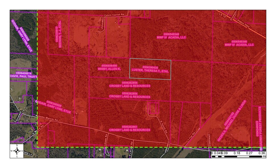 Primary Photo Of TBD Terrell rd, Pitkin Land For Sale