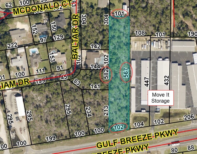 More Photos Of 4282 Gulf Breeze Pkwy, Gulf Breeze Land For Sale
