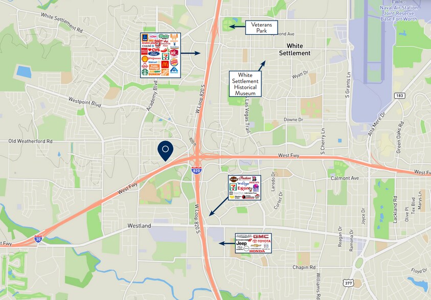 More Photos Of 9500 9500 West Freeway fwy, Fort Worth Land For Sale