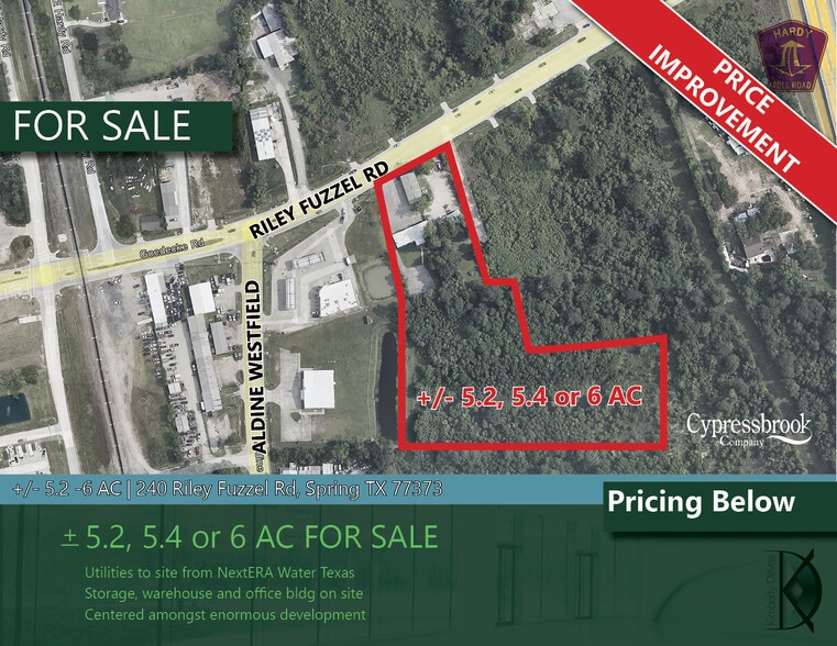 Primary Photo Of 240 Riley Fuzzel rd, Spring Land For Sale