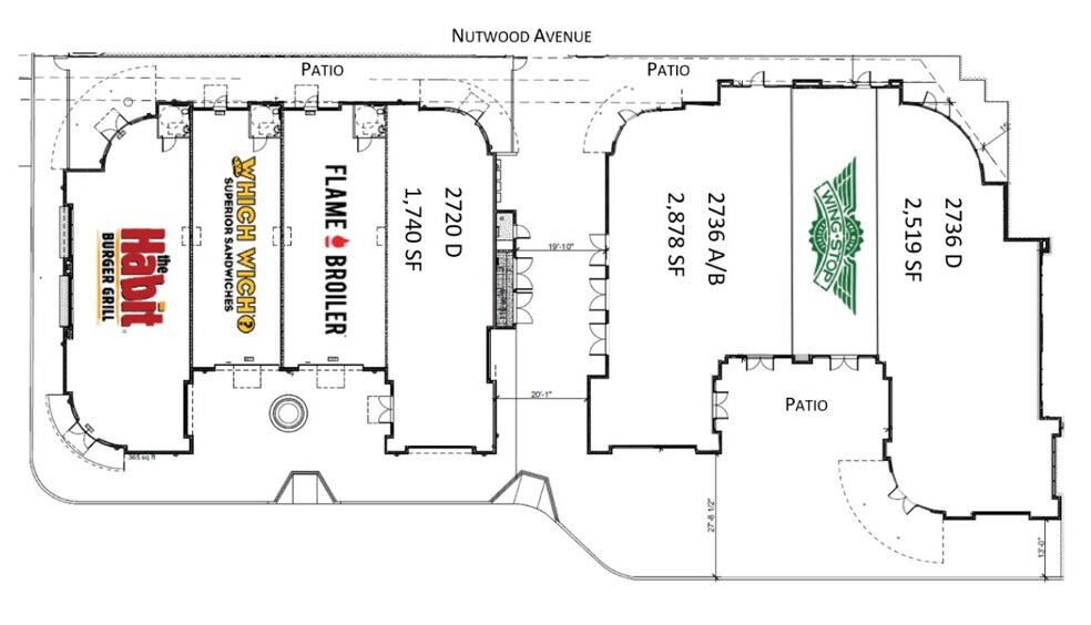 More Photos Of 2720 Nutwood Ave, Fullerton Restaurant For Lease