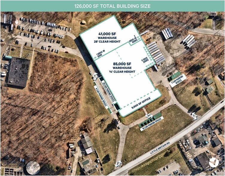 More Photos Of 617 Little Britain Rd, New Windsor Township Warehouse For Lease