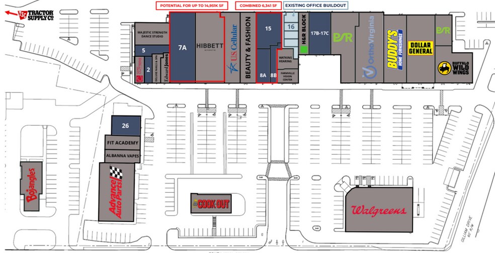 More Photos Of 1403-1439 S Main St, Farmville Unknown For Lease