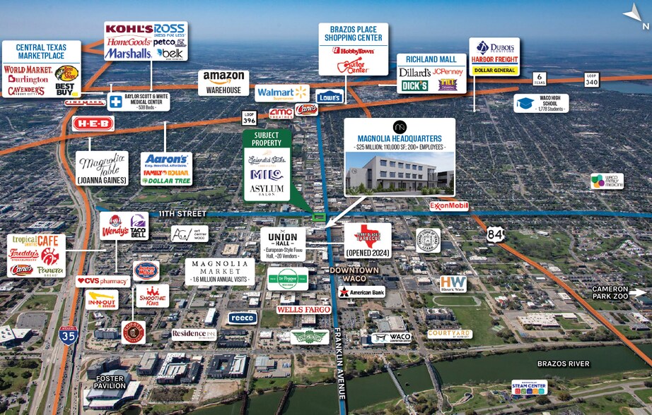 More Photos Of 1020 Franklin Ave, Waco Storefront For Sale