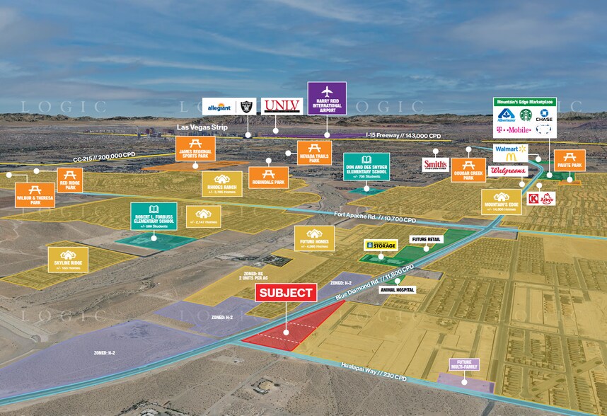 More Photos Of SEC Blue Diamond & Hualapai, Las Vegas Land For Lease