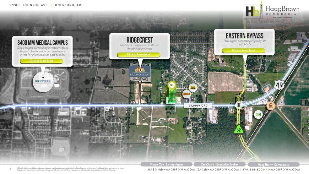 More Photos Of 5716-5720 E Johnson Ave, Jonesboro Land For Sale