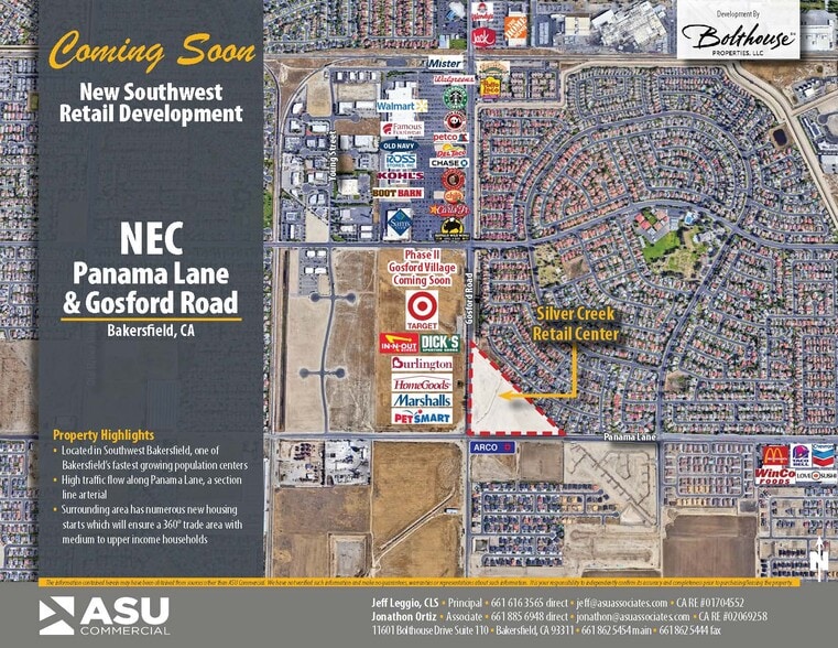 Primary Photo Of NEC Panama Lane & Gosford Road, Bakersfield General Retail For Lease