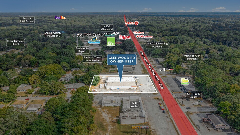 More Photos Of 3900 Glenwood Rd, Decatur Storefront For Sale