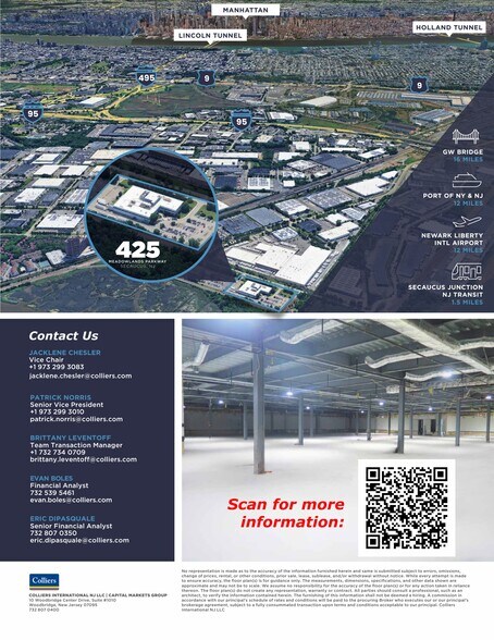 More Photos Of 425 Meadowlands Pky, Secaucus Warehouse For Sale