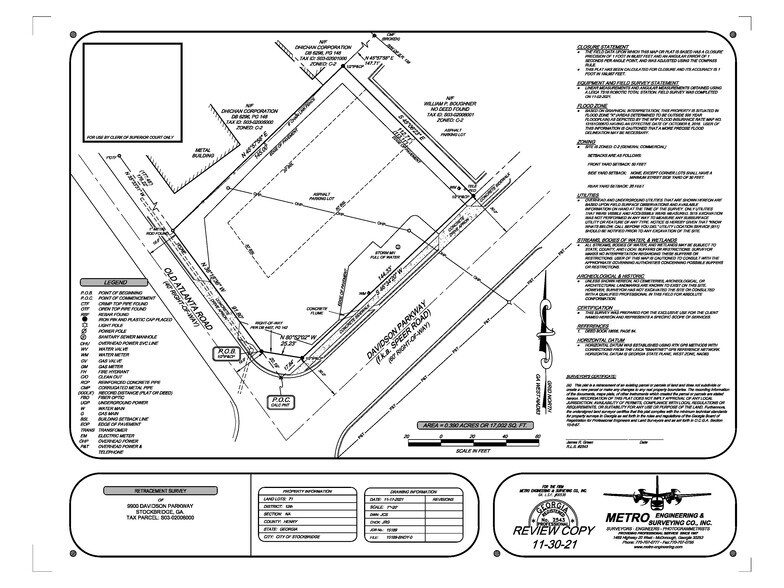 More Photos Of 9900 Davidson Pky, Stockbridge Land For Lease