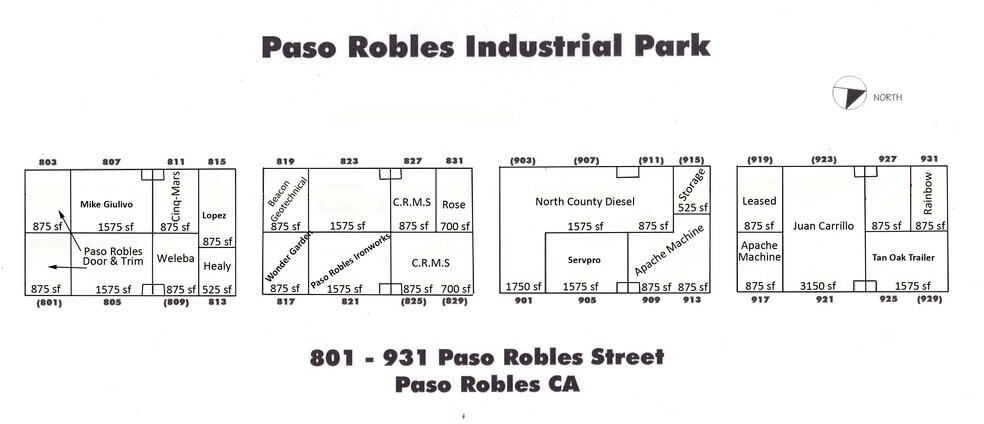 More Photos Of 819-831 Paso Robles St, Paso Robles Warehouse For Lease