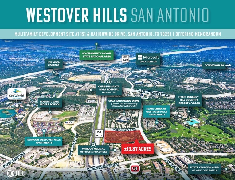 Primary Photo Of Nationwide Drive @ SH 151, San Antonio Land For Sale