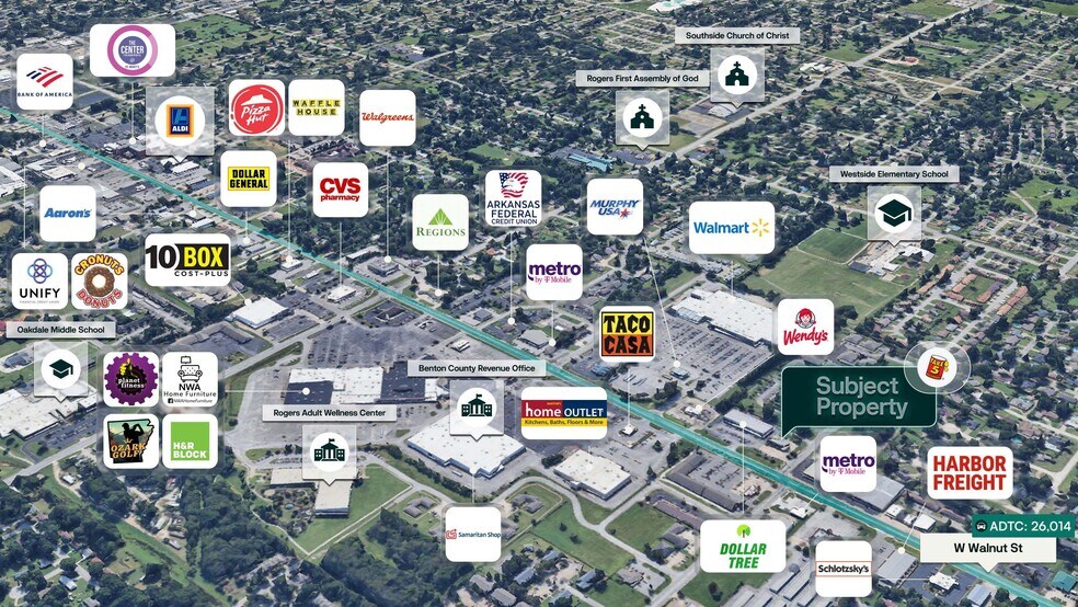 More Photos Of 2214 W Walnut St, Rogers Auto Repair For Sale