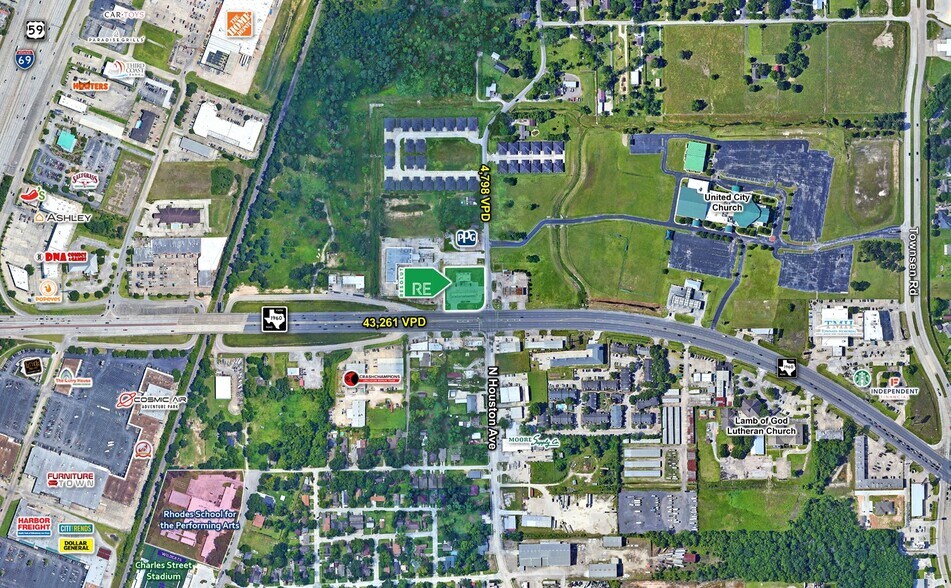 More Photos Of 1205 N Houston Ave, Humble Service Station For Lease