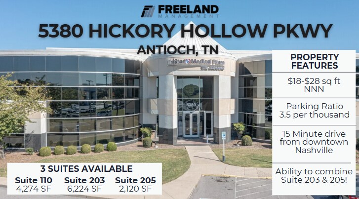 More Photos Of 5380 Hickory Hollow Pky, Antioch Medical For Lease
