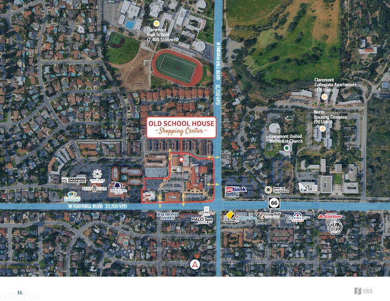 More Photos Of 405-415 W Foothill Blvd, Claremont Storefront Retail Office For Sale
