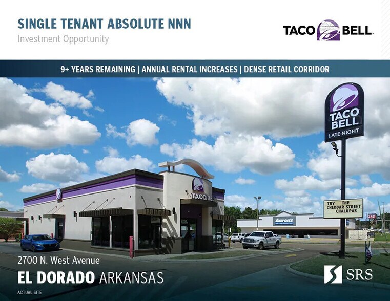 Primary Photo Of 2700 N West Ave, El Dorado Fast Food For Sale