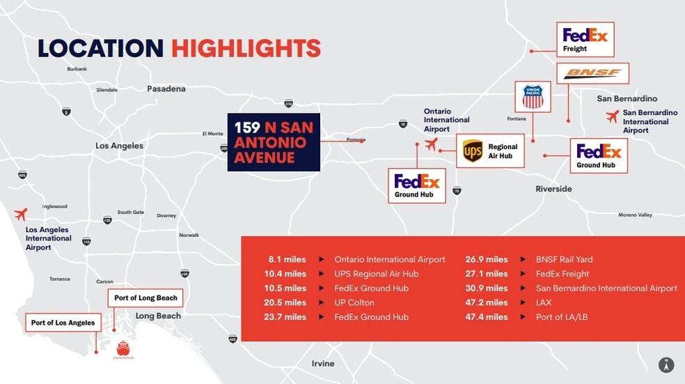 More Photos Of 159 San Antonio Ave, Pomona Distribution For Lease