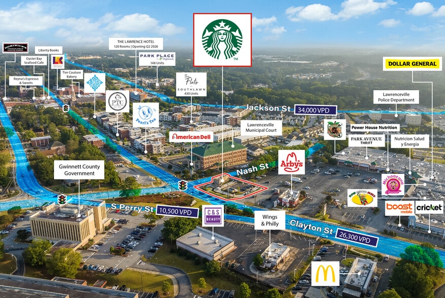 More Photos Of 92 S Clayton St, Lawrenceville Fast Food For Sale