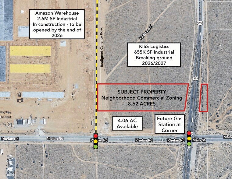 Primary Photo Of Hwy 395, Hesperia Land For Sale
