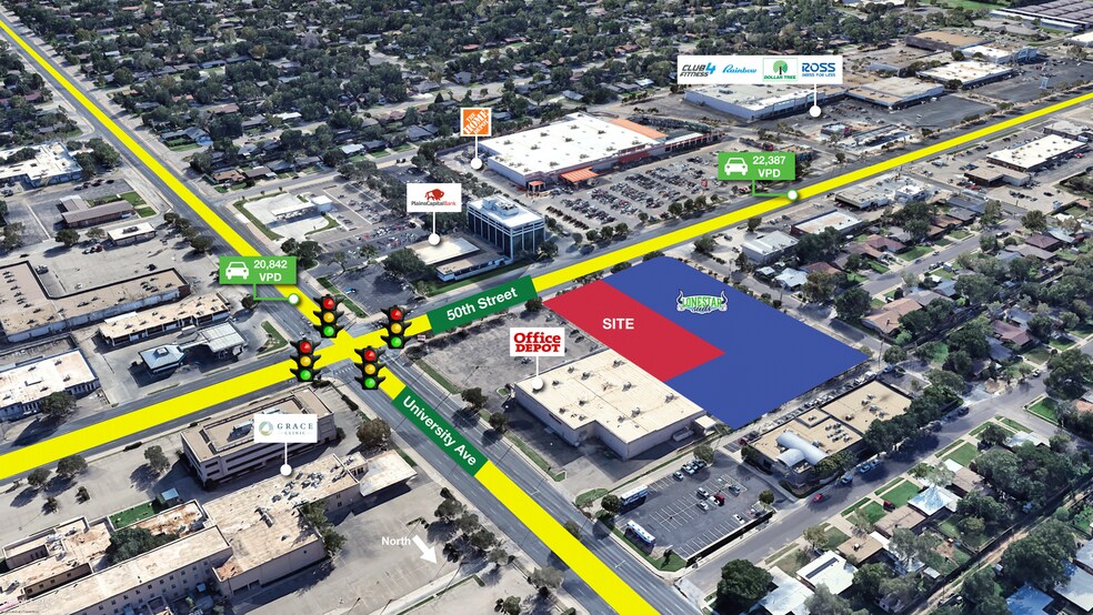 Primary Photo Of 2520 50th St, Lubbock Land For Lease