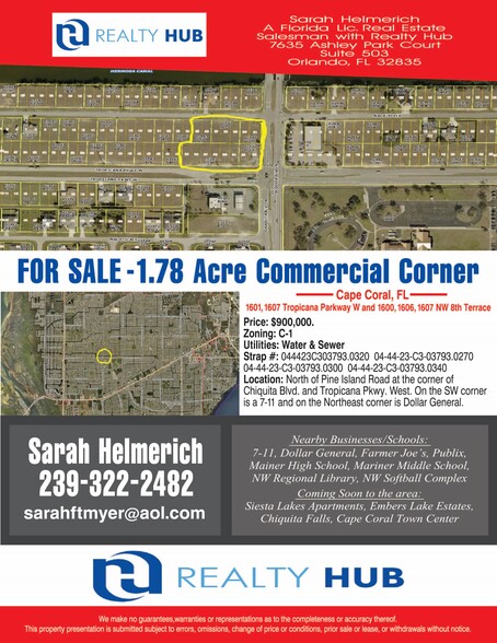 Primary Photo Of 1601 Tropicana Parkway W, Cape Coral Land For Sale