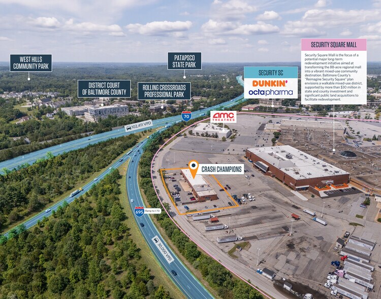 More Photos Of 6901 Security Blvd, Windsor Mill Auto Repair For Sale