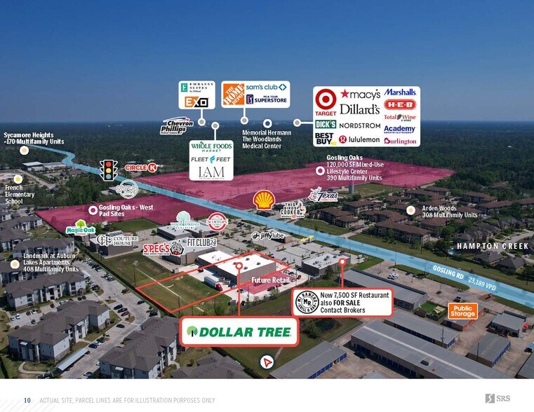 More Photos Of 24527 Gosling Rd, Spring Storefront For Sale