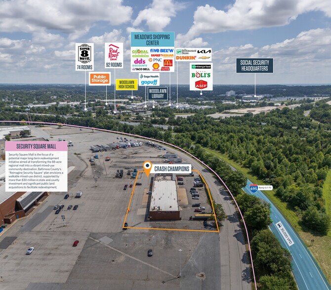 More Photos Of 6901 Security Blvd, Windsor Mill Auto Repair For Sale