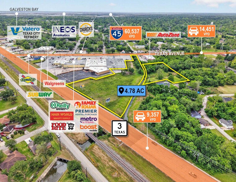 More Photos Of 5510 FM 1765, Texas City Land For Sale