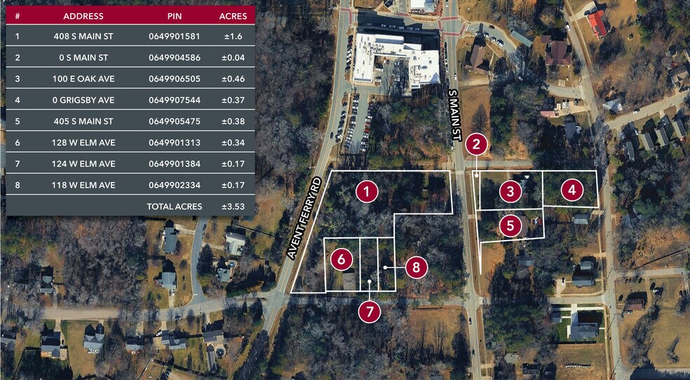 More Photos Of 405 S Main St, Holly Springs Land For Sale