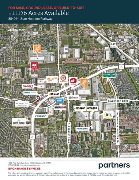 More Photos Of 8840 N Sam Houston Pky N, Houston Land For Sale