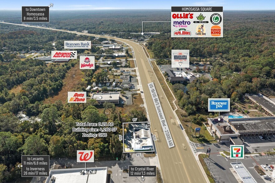 More Photos Of 4065 S Suncoast Blvd, Homosassa Storefront Retail Office For Sale