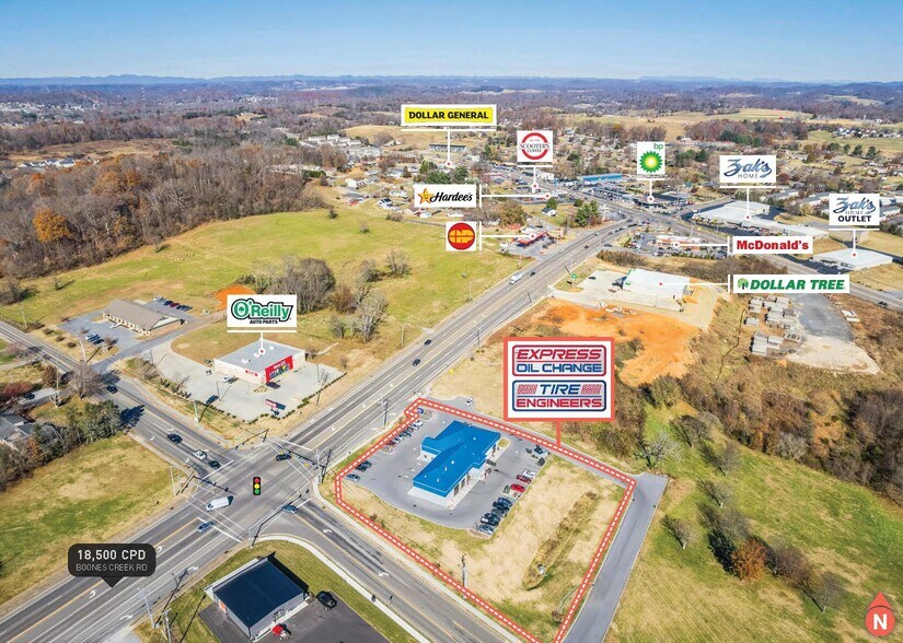 More Photos Of 3104 Boones Creek Rd, Johnson City Auto Salvage Facility For Sale