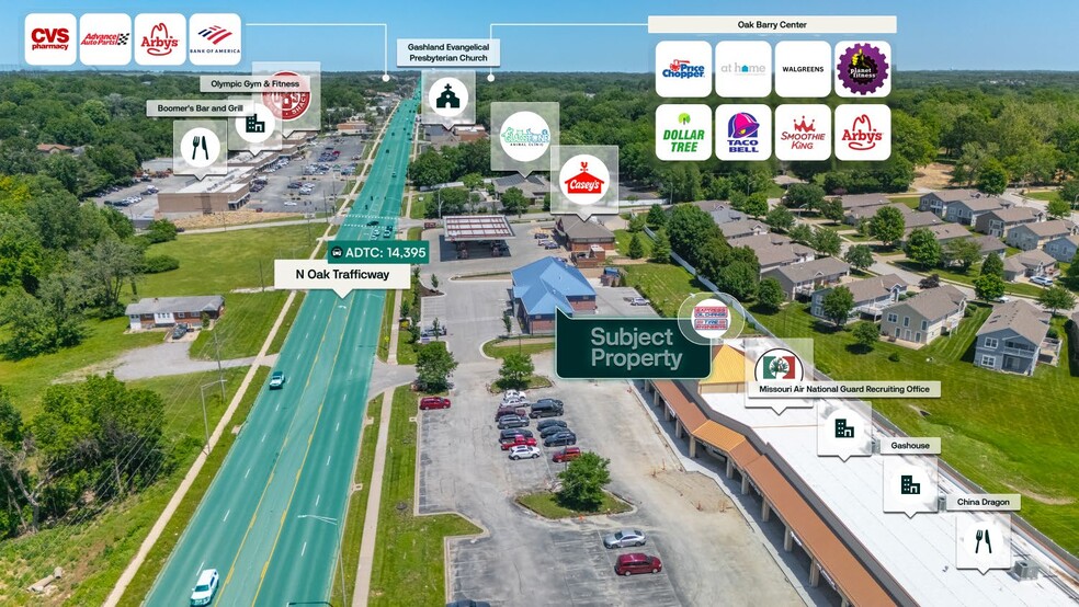 More Photos Of 7841 N Oak Trfy, Kansas City General Retail For Sale