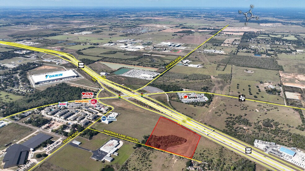 Primary Photo Of US 290 @ Stokes Road, Waller Land For Sale