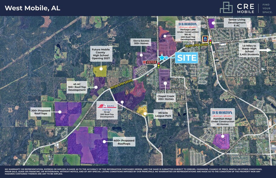 More Photos Of 0 Airport, Mobile Land For Sale