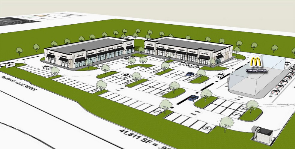 More Photos Of NWQ of Trinity Falls Pkwy & Olympic Crossing, McKinney Freestanding For Lease